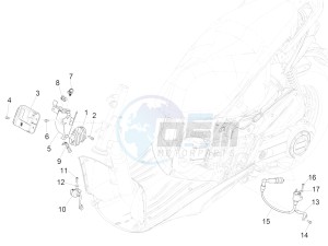 Liberty iGet 50 4T 3V (NAFTA) drawing Voltage Regulators - Electronic Control Units (ecu) - H.T. Coil