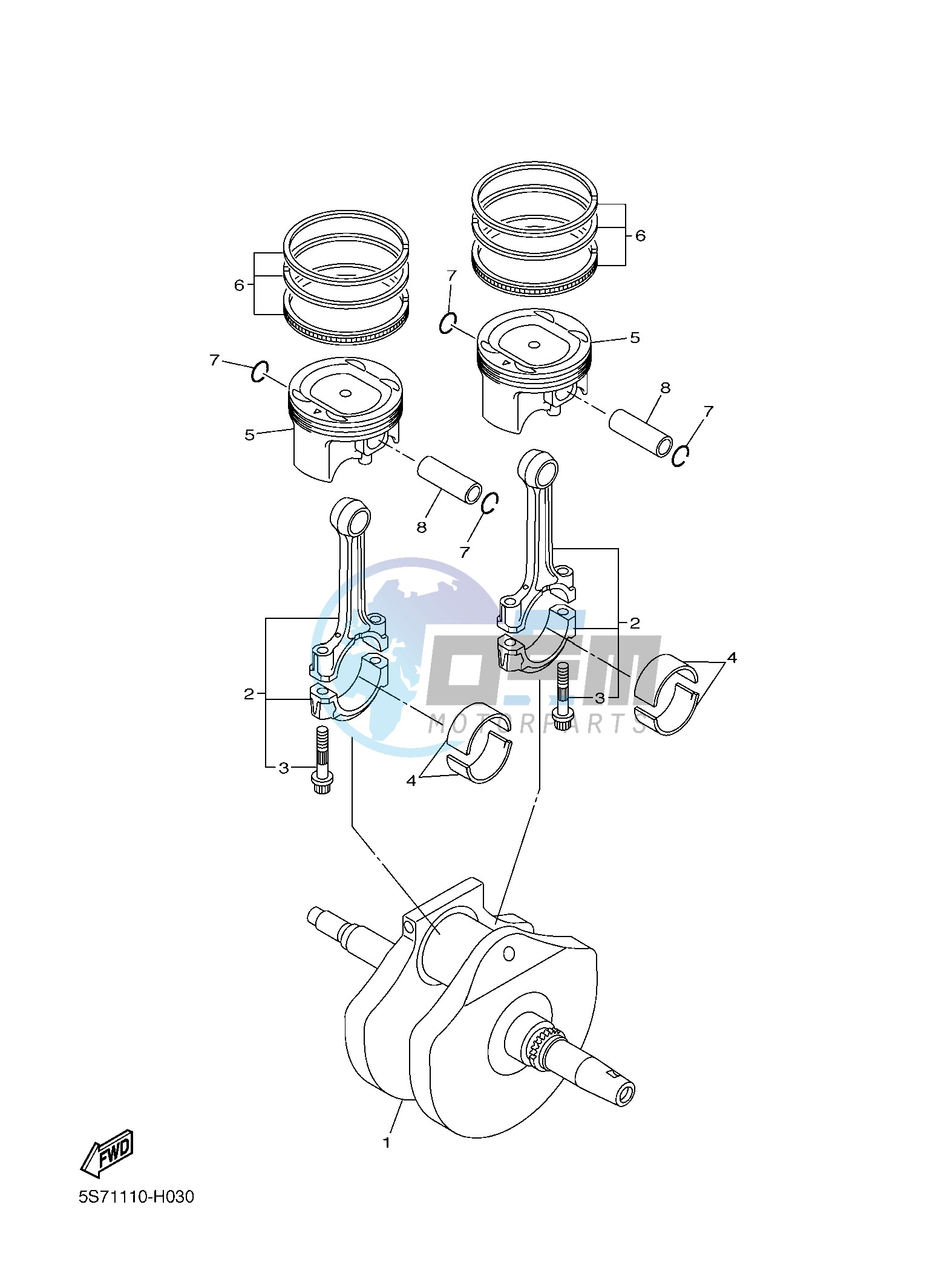 CRANKSHAFT & PISTON