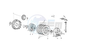 GPR REPLICA - GPR R - 50 CC VTHGR1D1A EU2 drawing CLUTCH