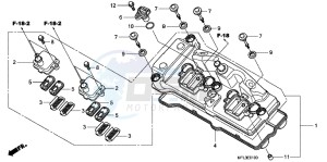 CBR1000RRB drawing CYLINDER HEAD COVER