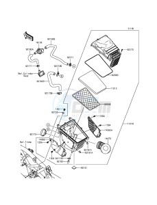 Z250SL BR250EGF XX (EU ME A(FRICA) drawing Air Cleaner