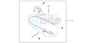 VFR1200XDD CrossTourer - VFR1200X Dual Clutch 2ED - (2ED) drawing 12V DC SOCKET