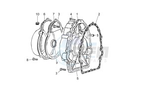 Nevada Classic 750 drawing Timing system cover