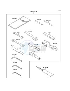 NINJA_250R EX250K9FA GB XX (EU ME A(FRICA) drawing Owner's Tools