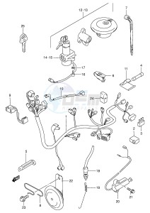 GN250 (E2) drawing WIRING HARNESS (MODEL Y)