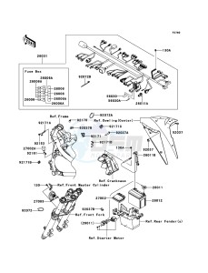 ER-6f EX650A8F GB XX (EU ME A(FRICA) drawing Chassis Electrical Equipment