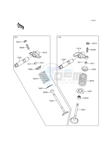 KLX125 KLX125CDS XX (EU ME A(FRICA) drawing Valve(s)