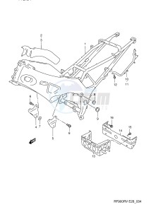 RF900R (E28) drawing FRAME