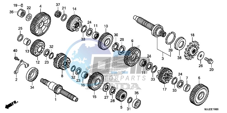 TRANSMISSION (NC750S/ SA)