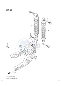 UH125Z BURGMAN EU drawing REAR SWINGINGARM