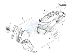 Liberty 125 4t e3 drawing Plates - Emblems