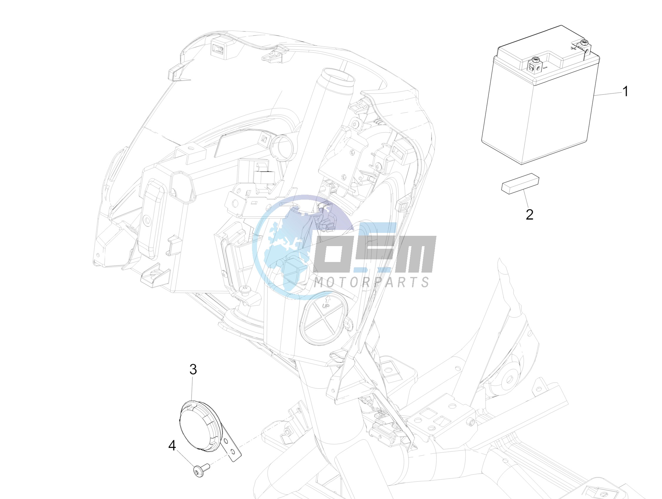 Remote control switches - Battery - Horn