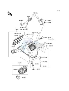 ER-6f EX650C9F GB XX (EU ME A(FRICA) drawing Air Cleaner