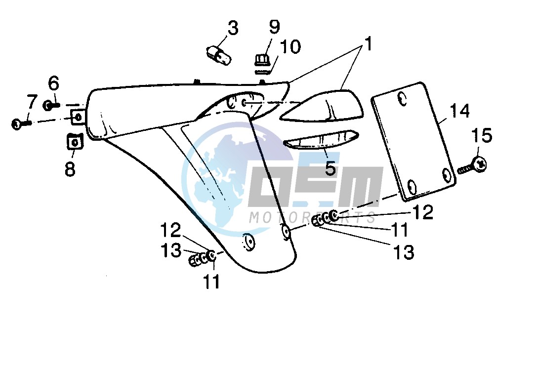 Number plate holder