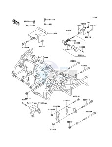 KLF300 4x4 KLF300-C17 EU GB drawing Engine Mount