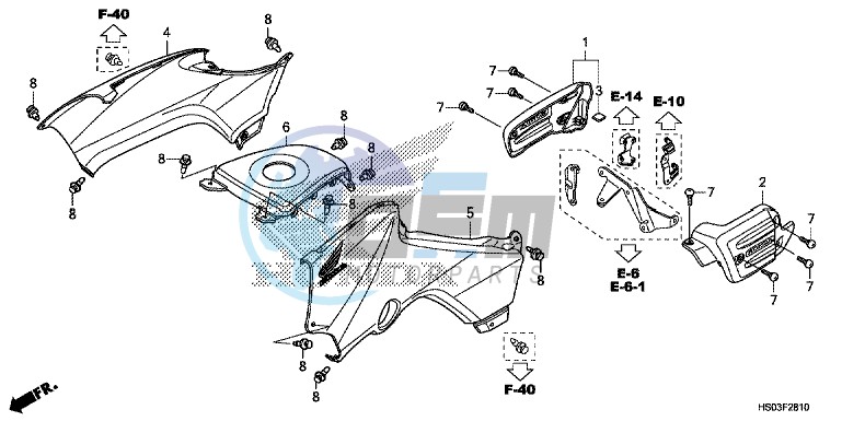 BODY COVER/TANK COVER