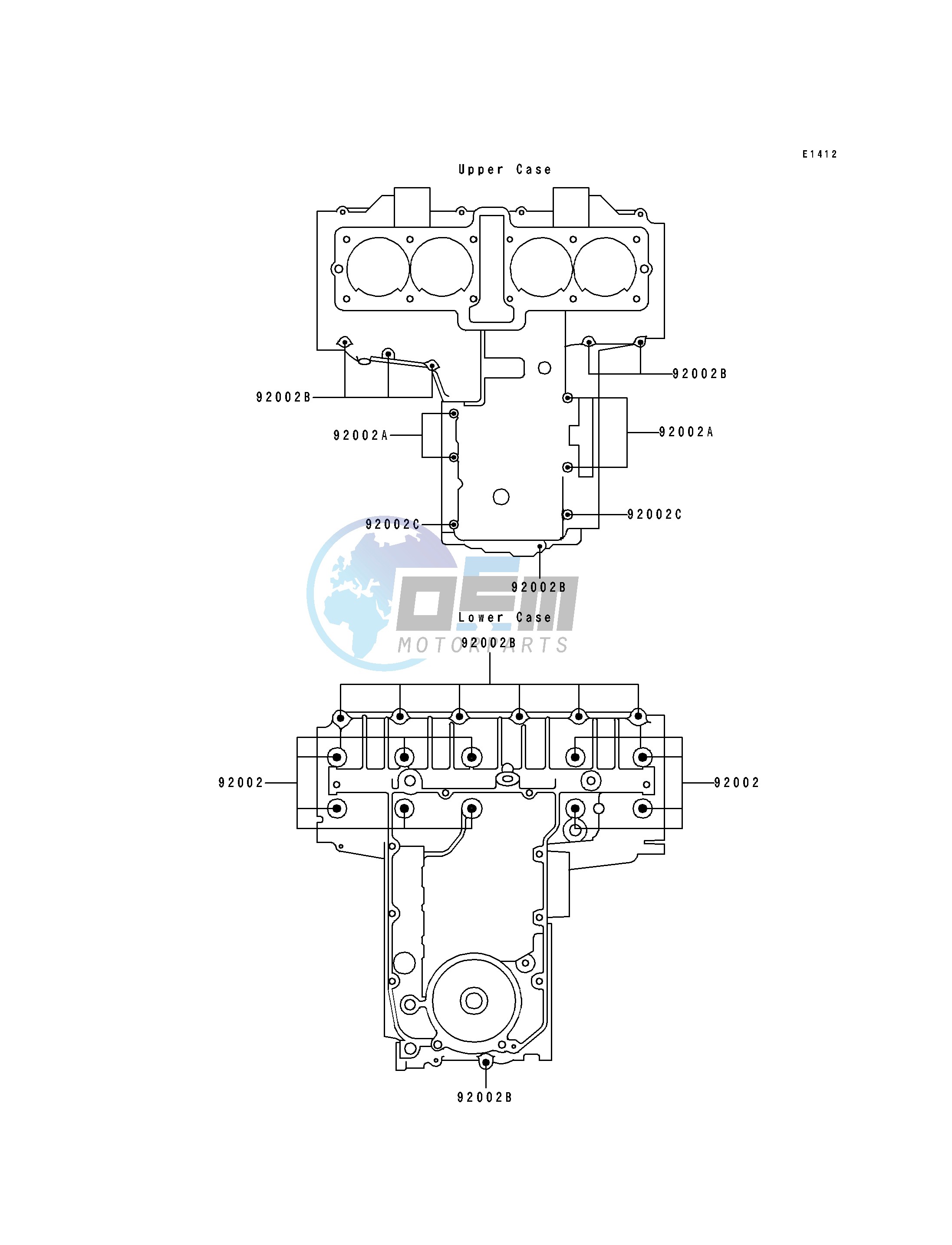 CRANKCASE BOLT PATTERN