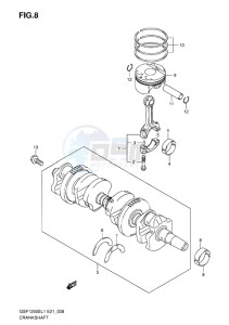 GSF-1250S BANDIT EU drawing CRANKSHAFT