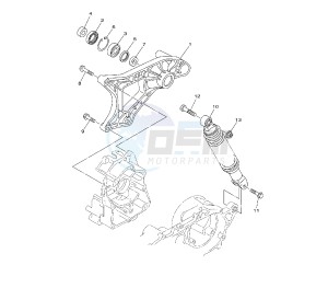 VITY 125 drawing REAR SHOCK ABSORBER