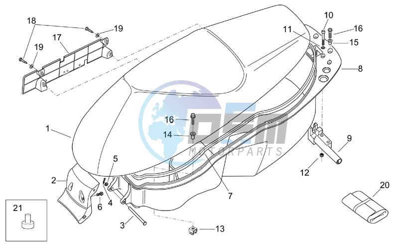 Saddle unit