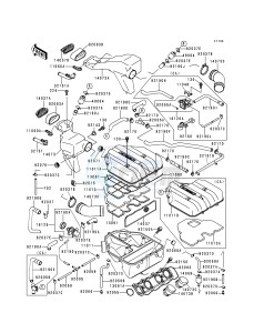 ZX 600 E [NINJA ZX-6] (E1-E3) [NINJA ZX-6] drawing AIR CLEANER