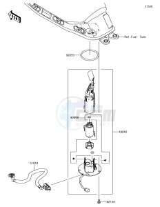 Z650 ER650HHF XX (EU ME A(FRICA) drawing Fuel Pump