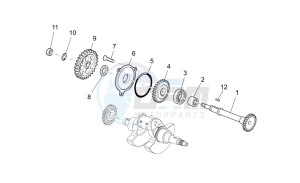 RXV 450 RXV 450-550 STREET LEGAL drawing Transmission shaft