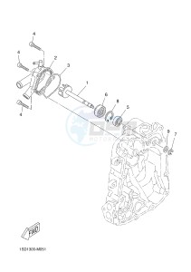 YPR400RA XMAX 400 ABS EVOLIS 400 ABS (1SDG) drawing WATER PUMP