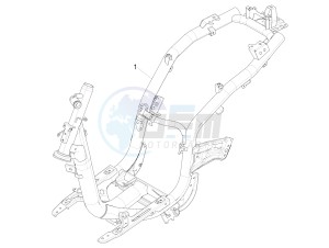 LIBERTY 150 150 IGET 4T 3V IE ABS (APAC) drawing Frame/bodywork