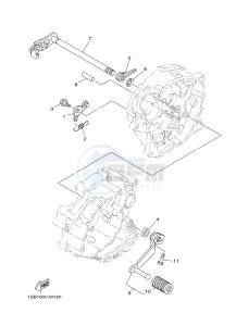 XTZ125E (1SB1) drawing SHIFT SHAFT