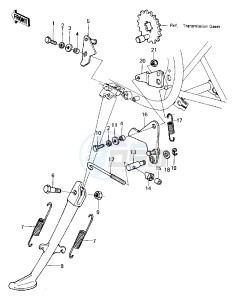 KZ 440 B (B1) drawing STAND -- 80 B1- -