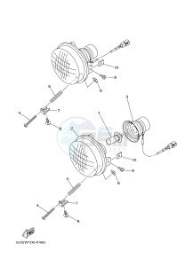 YXR700F YXR7FSPB RHINO 700 SPORTS EDITION (1RB9 1RBA 1RBB) drawing HEADLIGHT