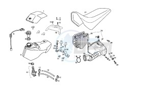 SENDA R DRD RACING LTD - 50 CC VTHSR1A2B5 . drawing FUEL TANK