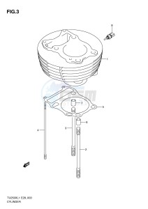 TU250X (E28) drawing CYLINDER