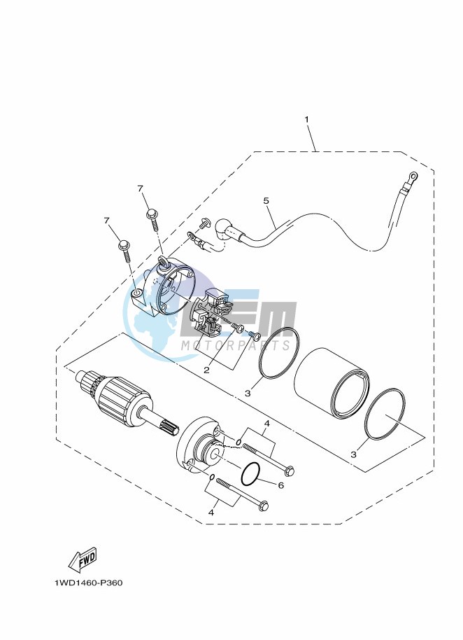 STARTING MOTOR