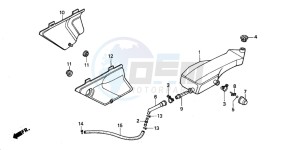 MT50S drawing SIDE COVER/OIL TANK