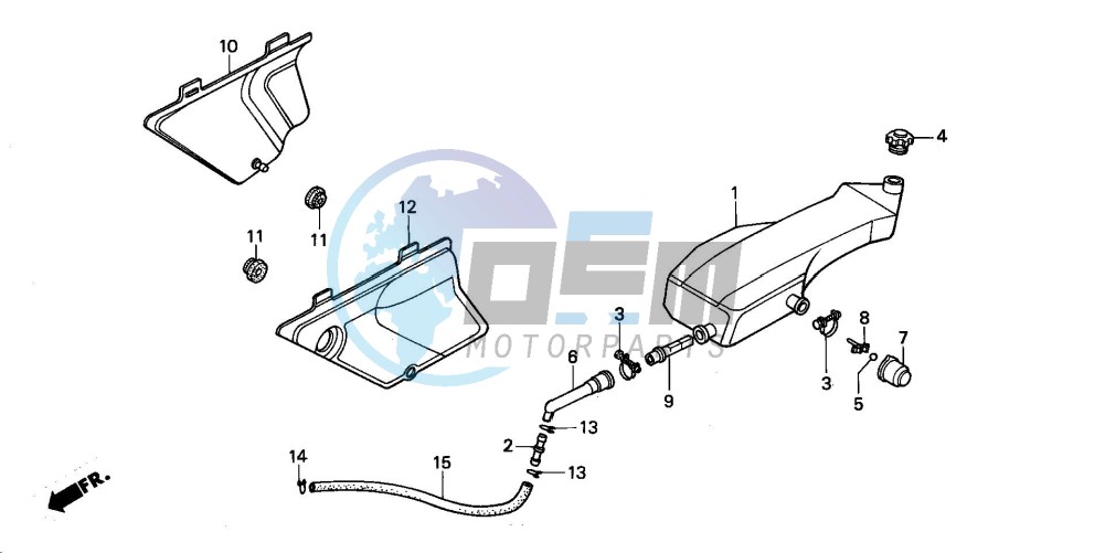 SIDE COVER/OIL TANK