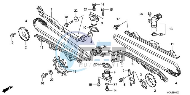 CAM CHAIN/TENSIONER