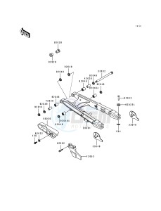 KL 250 D [KLR250] (D10-D14) [KLR250] drawing SWINGARM