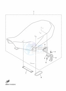 YFZ50 (BW4H) drawing SEAT