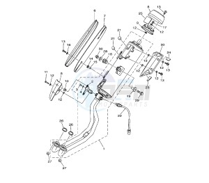 XP T-MAX WHITE MAX 500 drawing EXHAUST