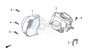 JET EURO X 50 E2 drawing AIRBOX