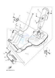 MT-07 MTN690 (BATD) drawing EXHAUST