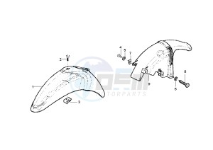 Liberty 4T RST 50 drawing Mudguard