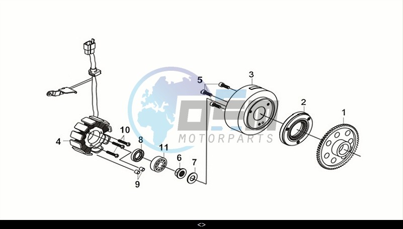 FLYWHEEL - STATOR