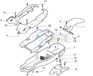 DNA 50 drawing Rear mudguard-undersaddle