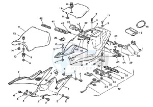 MITO EVOL.125 drawing REAR BODY