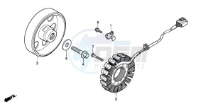 CBR1000RR drawing GENERATOR