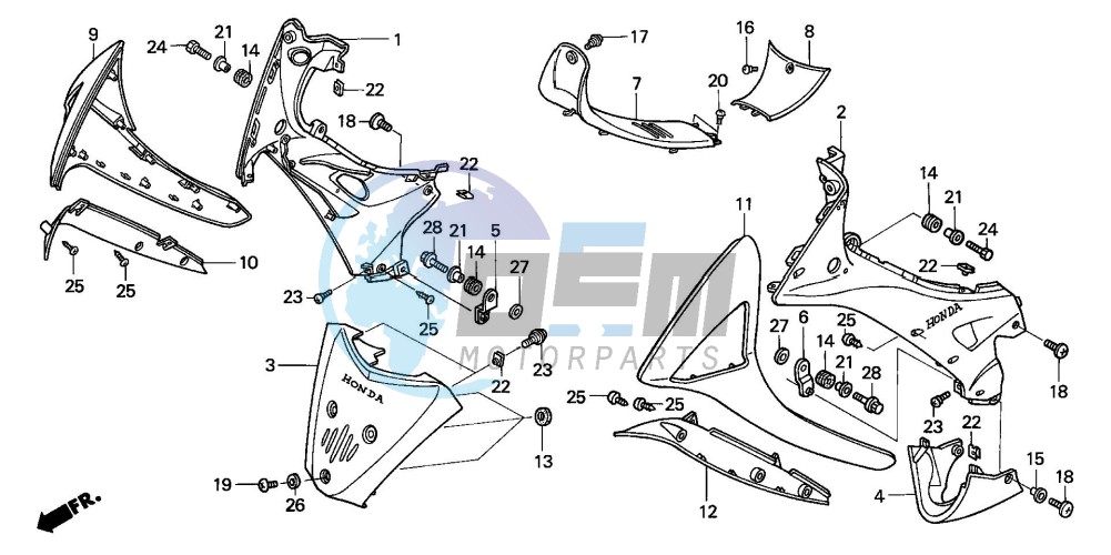 MAIN PIPE COVER/ LEG SHIELD (1)