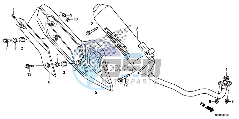 EXHAUST MUFFLER